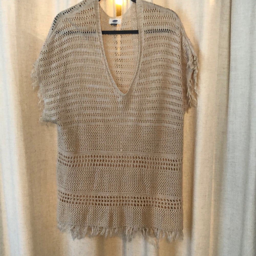 Old Navy Crochet Cover Top/Cover Up